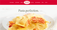 Desktop Screenshot of josephsgourmetpasta.com