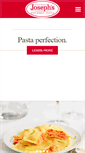 Mobile Screenshot of josephsgourmetpasta.com
